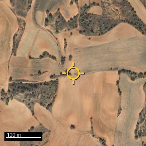 Aerial photograph of Own candidate (nr. Lerma), pin marked.