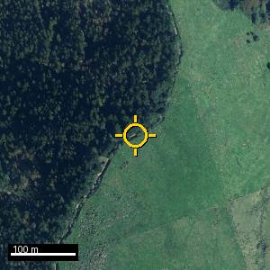 Aerial photograph of Roadside nr. Fresno, pin marked.